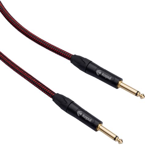 Cable for railing applications come in four basic diameters and two potential constructions. Kopul Premium Instrument Cable 1/4" Male to 1/4"