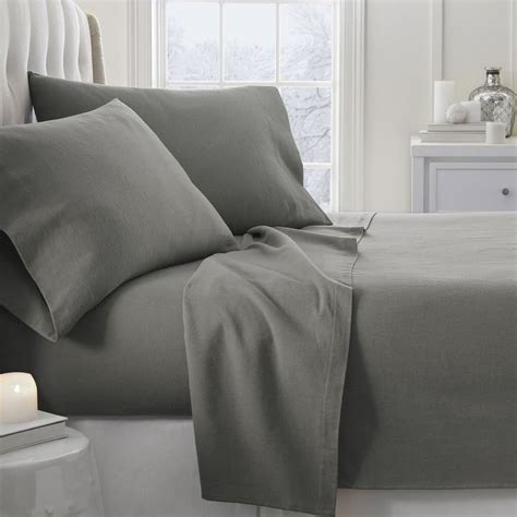 Noble Linens Premium 4 Piece Ultra Soft Flannel Bed Sheet Set