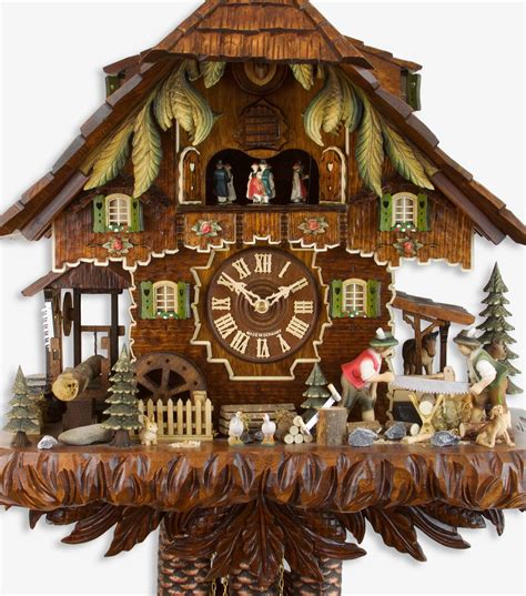 Cuckoo Clock Sawmill 8 Day Movement Galeria Bavaria Souvenir Shop