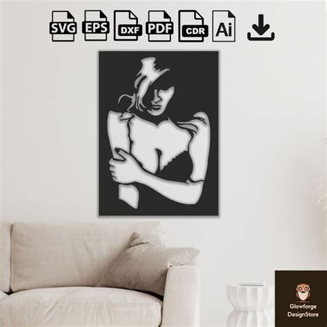 Woman Silhoutte Sexy Girl Silhouette Sexy Girl Svg Laser Etsy