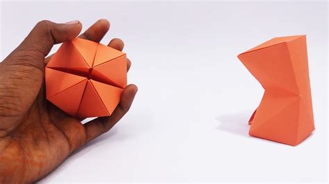 Make Easy Origami Paper Magic Transforming Flexahedron Magic Tricks
