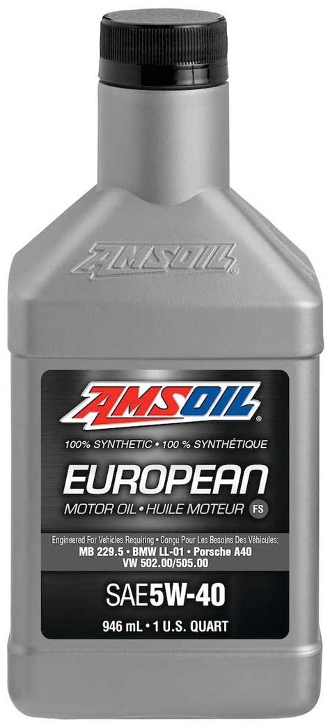 Amsoil Sae 5w 40 Fs Synthetic European Motor Oil