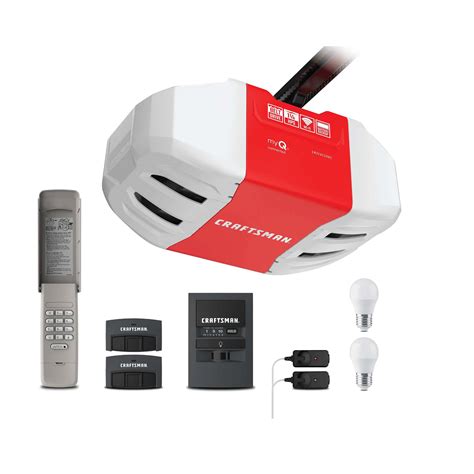 CRAFTSMAN 1-1/4 Hps MyQ Smart Belt Drive Garage Door Opener Wi-fi