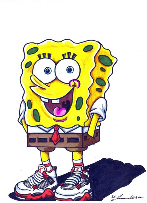 Похожие запросы для how to draw supreme spongebob. spongebob wit the jordan 4s on by trunks24 on DeviantArt