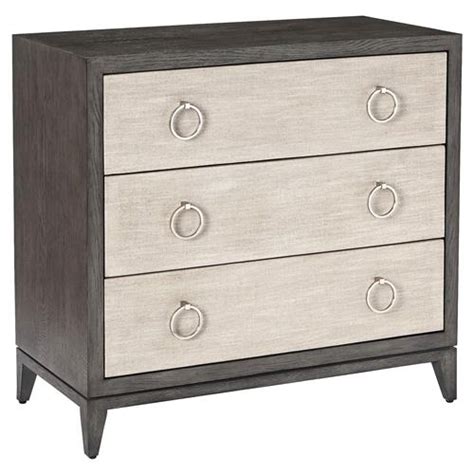 Nightstands are bedroom furniture essentials. Interlude Ada Modern Vintage Grey Taupe Sisal Wood ...