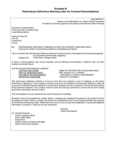 Request for quotation/request for submittal. Explore Our Image of Warning Letter To Vendor for Free in ...