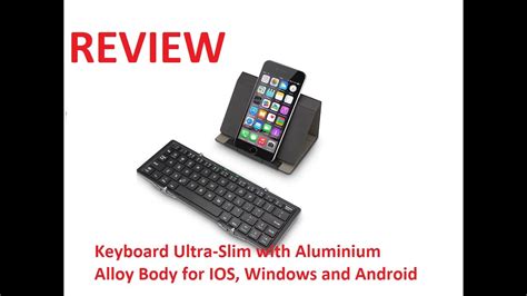 Ec Technology Foldable Wireless Keyboard Ultra Slim For Ios Windows