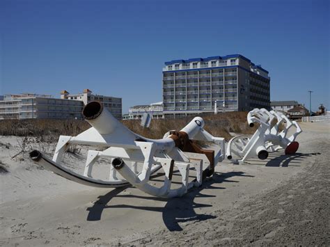 The name 'great nor'easter' is a reference to a large storm system typical to the region and generally coming in from the northeast. Just a couple of discarded track pieces on the beach in ...