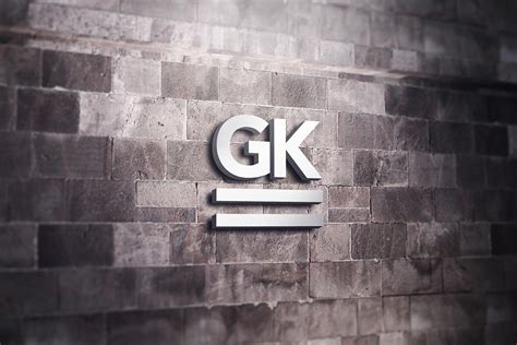 Free for personal and commercial use zip file includes: 3D Logo Signage Wall Mock-Up v.1 on Behance