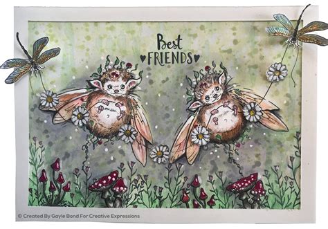 Pink Ink Designs Thistlehogs A5 Clear Stamp Set