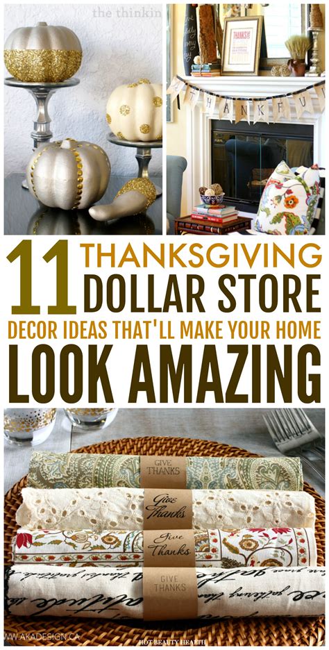 11 Dollar Store Thanksgiving Decor Ideas That Are Super