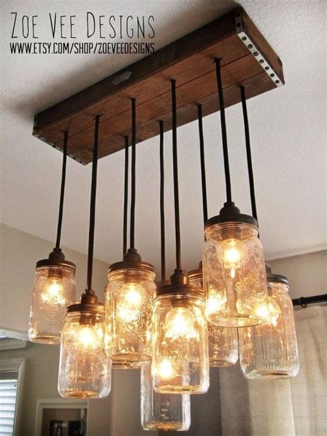 5 Mason Jar Chandelier 34 Diy Chandeliers To Light Up Your Life