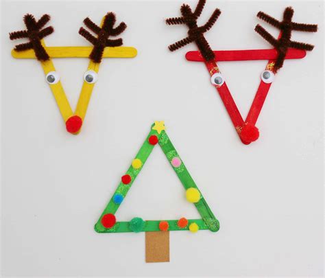Lolly Stick Christmas Crafts Christmaslittlemakes