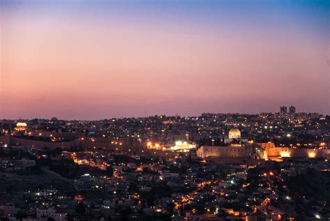 Fathomless in beauty for others. Jerusalem at Night - Ministry to Israel