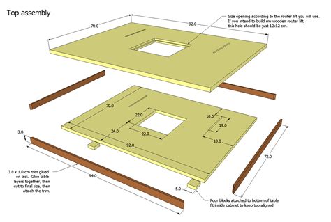 Bakery layout plan free autocad file download link for more free autocad files visit www.cadtemplates.org. Router table plans - printer optimized