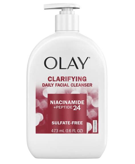 Olay Niacinamide Peptide 24 Daily Face Wash Clarifying Sulfate Free