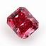 032 Carat Fancy Red Diamond Radiant Shape SI1 Clarity GRS & GIA 