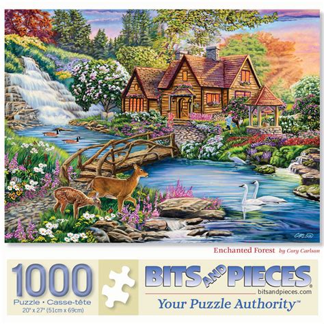 Enchanted Forest 1000 Piece Jigsaw Puzzle Bits And Pieces
