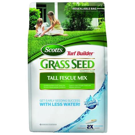 Scotts 345 Lb Turf Builder Tall Fescue Grass Seed Mix 18220 The