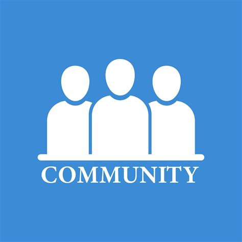 Premium Vector Simple Community Team Icon Like Squad Flat Minimal