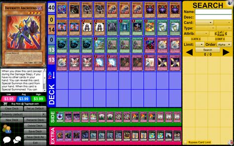 Infernity tutorial, deck profile, combos and test hands. January 2014 Infernity Deck List - Pojo.com Forums