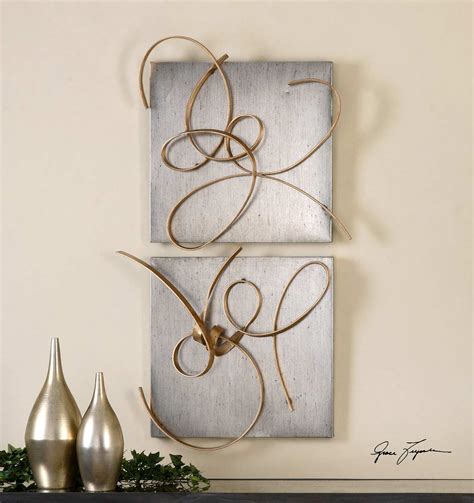 Uttermost Harmony Metal Wall Art Set Of 2 Uttermost 07071 At