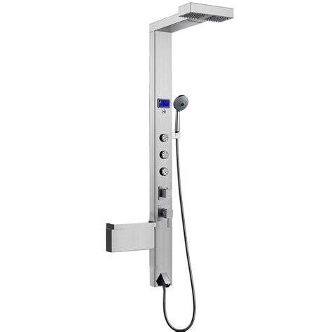 Check spelling or type a new query. AKDY 59 in. 3-Jet Shower Panel System in Chrome with ...