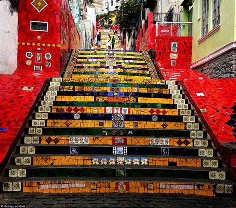 See The Worlds Most Stunning Painted Stairways Daily Mail Online