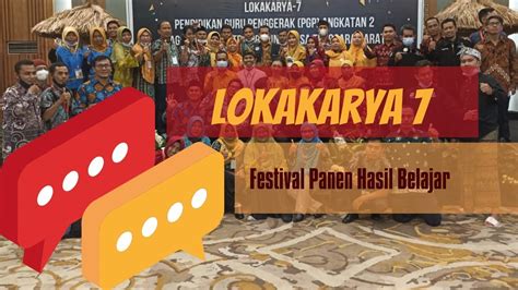 Lokakarya 7 Festival Panen Hasil Belajar YouTube