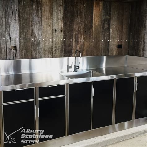Albury Stainless Steel Commercial Kitchen Benching Splashbacks