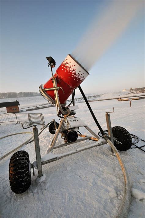 Snowmaker Stock Image Image Of Winter Generator Snowmaker 18114035