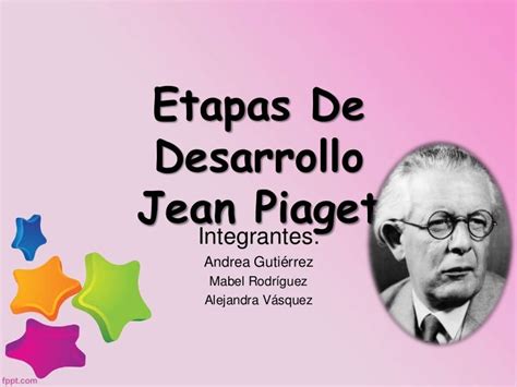 Etapas De Desarrollo Jean Piaget