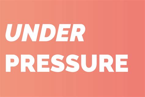 4 Ways To Cope Under Pressure