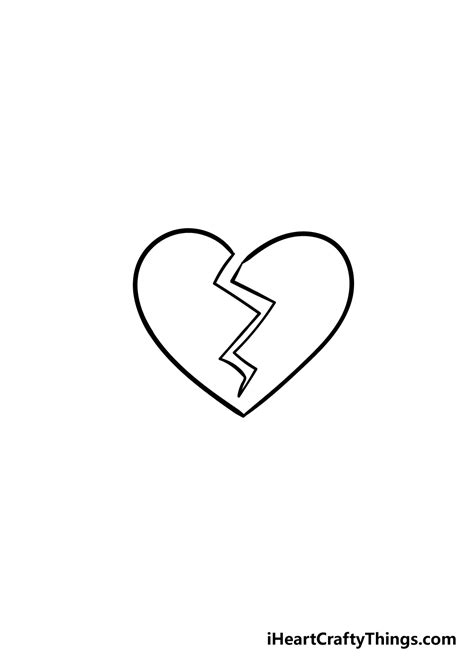 16 Easy Broken Heart Drawings Porshacahir