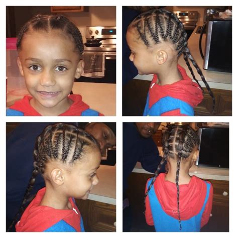 Boys braided hairstyles in 2020 | Boy braids hairstyles, Kids hairstyles, Kids braided hairstyles