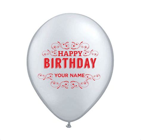 Personalized Name Printed Birthday Party Balloons With Birthday Boy