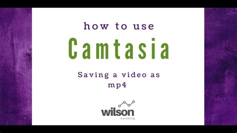 From this post, you can convert and save imovie project to video file as mp4, mov, etc. Camtasia Tutorial - How to Save a Video as an MP4 in ...