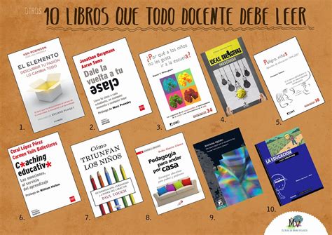 El Blog De Manu Velasco Otros 10 Libros Que Todo Docente Debe Leer