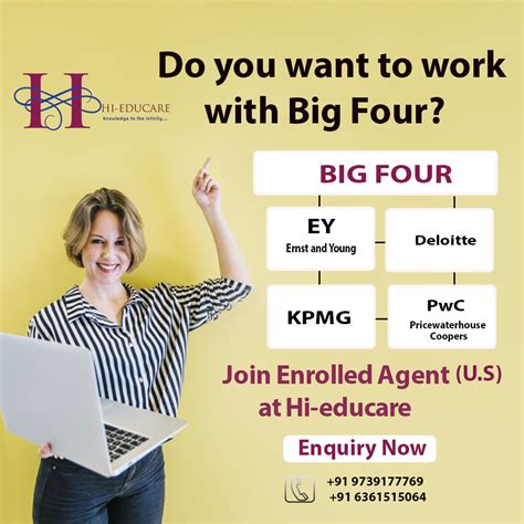 The big 4 accounting firm in malaysia with most diverse portfolio! Work with Big-4 Accounting Firms | Enrolled agent ...