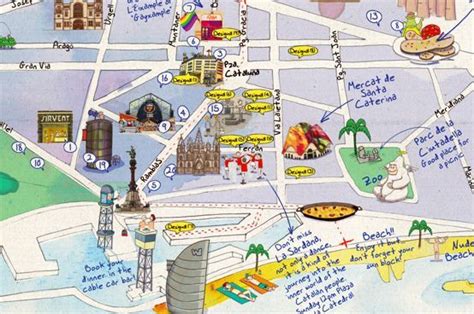 In this way you can quickly see what the sights look like and in you mind link. Maps Update #30722069: Barcelona Spain Tourist Map ...