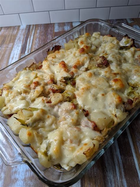 If making more potatoes, an additional 15 minutes per potato is needed. Kapusta Casserole - Polish Cabbage, Potato, and Bacon Bake ...