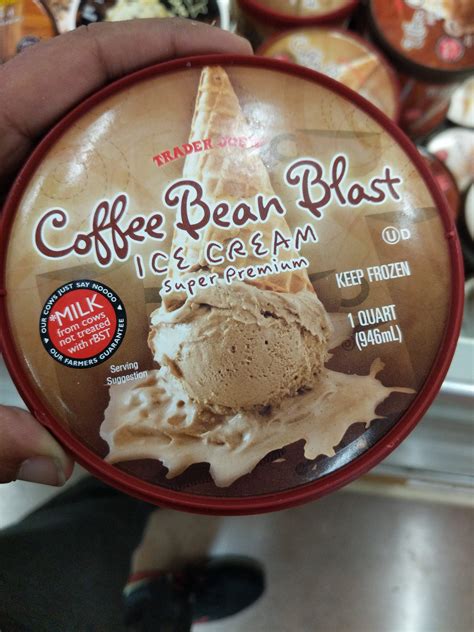 Trader Joes Super Premium Coffee Blast Ice Cream Well Get The Food