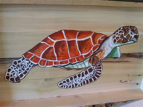 Sea Turtle Wooden Serving Tray Wooden Serving Trays Sea Turtle Turtle