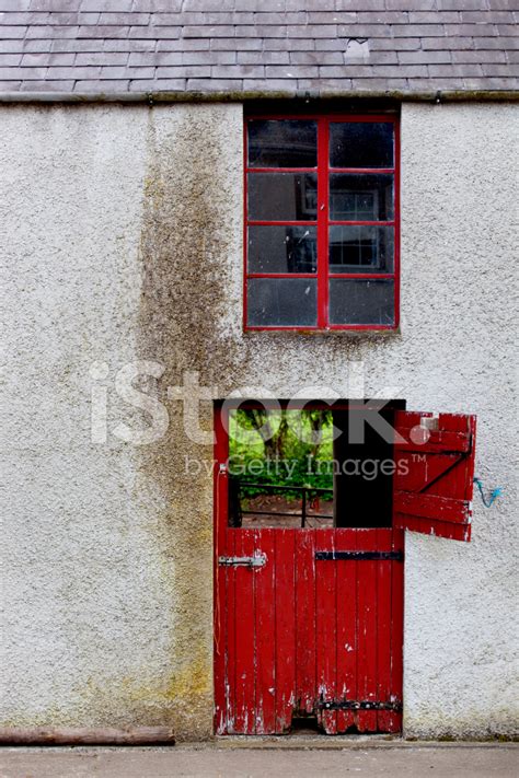 Open Red Barn Door Stock Photo Royalty Free Freeimages