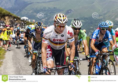 The brand's content is accessible. The Peloton In Pyrenees Mountains Editorial Stock Image ...