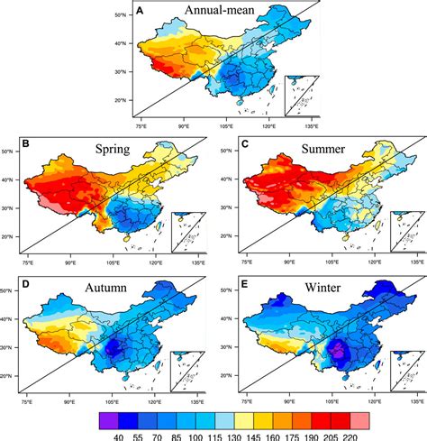 Frontiers Spatial And Temporal Characteristics Of Surface Solar