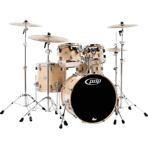 Pdp Concept Maple Series 5 Piece Drum Kit Pdcm2215na Bandh Photo