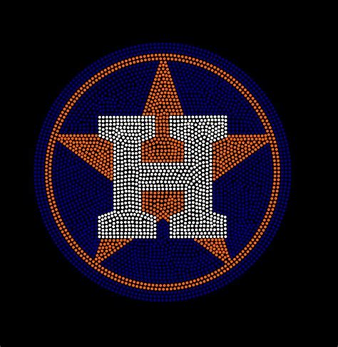 Houston Astros Inspired Logo Fan Art By Rhinestonestransfers