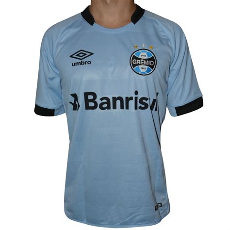 Preço normal r$ 149,90 r$ 240,00 3x de r$ 49,97 economize r$ 90,10. Camisa Gremio Umbro 2017 715845 - Celeste - Chuteira Nike ...
