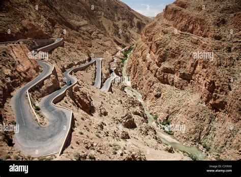 Road Passing Through The Dades Gorge Stock Photo Alamy